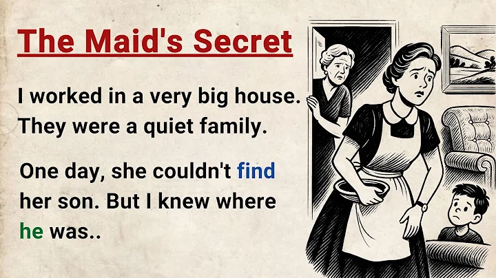 Learn English through Stories Level 3 ⭐ The Maid's Secret - Graded Reader | English Audio Podcast