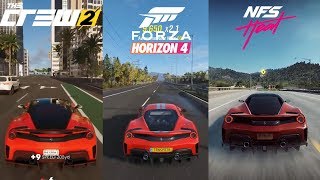 The ferrari 488 pista is now available in 3 top-tier premium racing
games: crew 2, forza horizon 4, and need for speed heat. safe to say,
each game portr...