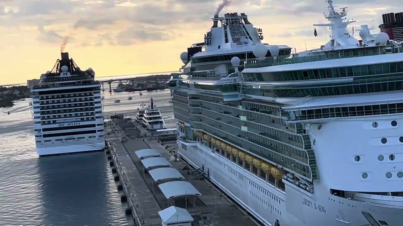 MSc seashore arriving in Nassau Bahamas