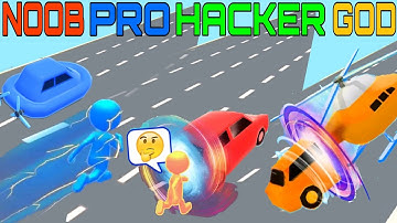 NOOB VS PRO VS HACKER VS GOD in Shape - Shifting