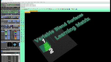 Variable blend surfaces