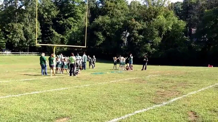 Intro of cheer for NM Tiny Mites vs. Bethel