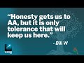 Bob D. on learning tolerance in recovery - AA Speaker