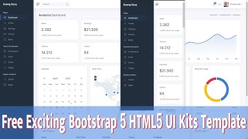 Free Exciting Bootstrap 5 HTML5 Dashboard Template