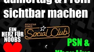 Rockstar Socialclub Gamertag & Profil sichtbar machen