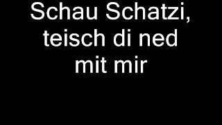 Video thumbnail of "Georg Danzer - Schau Schazi (Lyrics)"