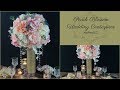 DIY Tall Peach Blossom Wedding Centerpiece | DIY  Wedding Centerpieces |  DIY Tutorial