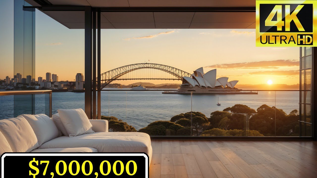 Tour a Sydney Penthouse Overlooking the Opera House & Harbour Bridge