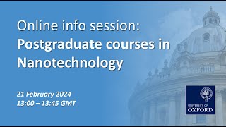 Postgraduate courses in Nanotechnology