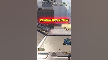 Kazachstaanse 1v3 Clutch in ALGS Scrims #apexlegends #shorts #algs