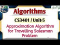 Approximation Algorithm for Travelling Salesman Problem in tamil | CS3401 Algorithms .