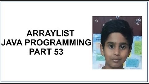 Java ArrayList | Loop Through an ArrayList | Sort an ArrayList | Java Programming Java tutorial 53