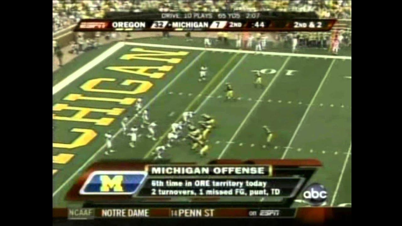 Oregon vs Michigan 2007 (Full Game) YouTube