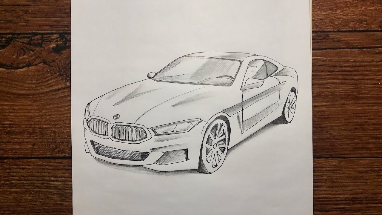 How to Draw a BMW Car - How to Draw Easy