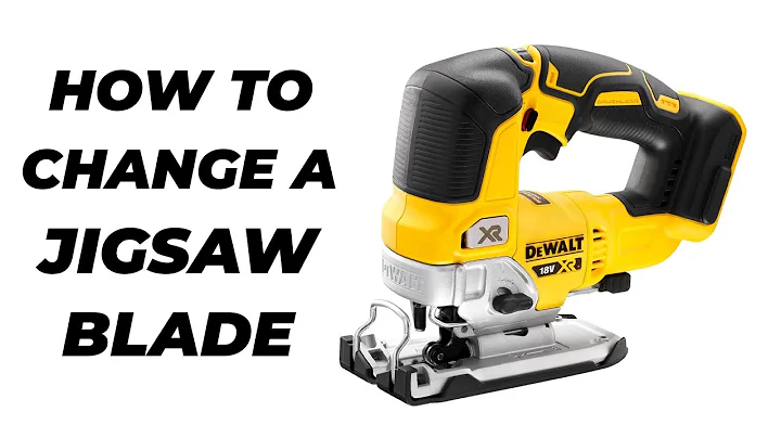 How to Change the Blade on DeWalt's Jigsaw