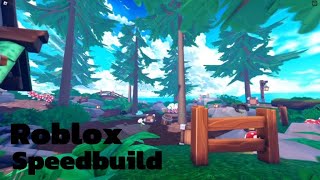 Roblox stylized forest speed build (free asset pack)