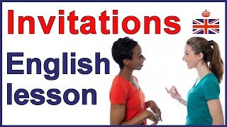 5 ways to give an invitation - English lesson