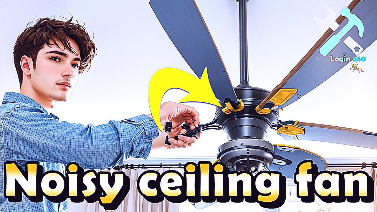 How to Fix a Noisy Ceiling Fan - 4 Easy DIY Solutions (4-in-one)