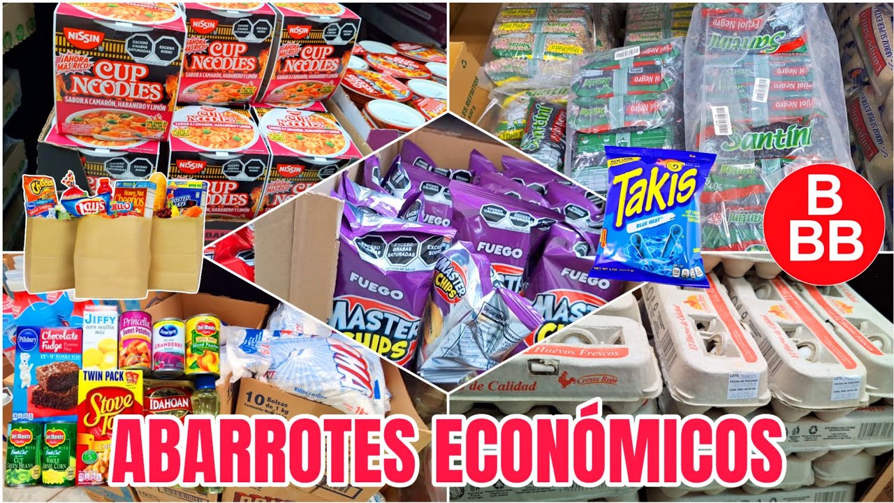 Abarrotes BARATOS DEL 3B: TODO PARA UNA DESPENSA DURADERA: PRECIOS BAJOS, REBAJAS Y MÁS 