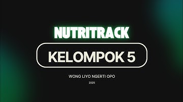 Final Project Pemrograman Web Lanjut - [ Wong Liyo Ngerti Opo / NutriTrack ]