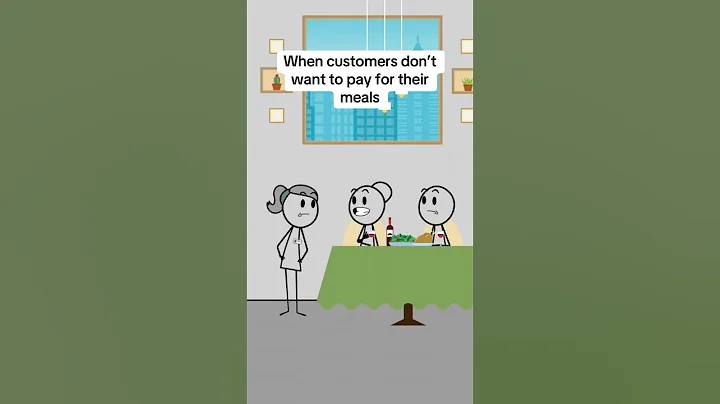 When customers don't want to pay for their meals 😵‍💫#animation #animationmeme #work #worklife #work