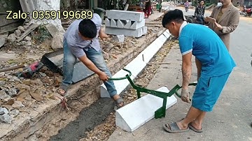 Tay nâng gắp đá bê tông bó vỉa hè chất lượng giá rẻ 0359199689