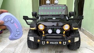 RC Thar Jeep Unboxing & Testing | 4wd 2.4Ghz Remote Control Ride on jeep | Shamshad Maker🔥🔥