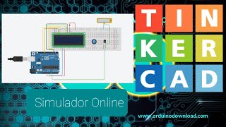 Sensor de temperatura LM35 con Arduino y LCD Simulacion TinkerCAD