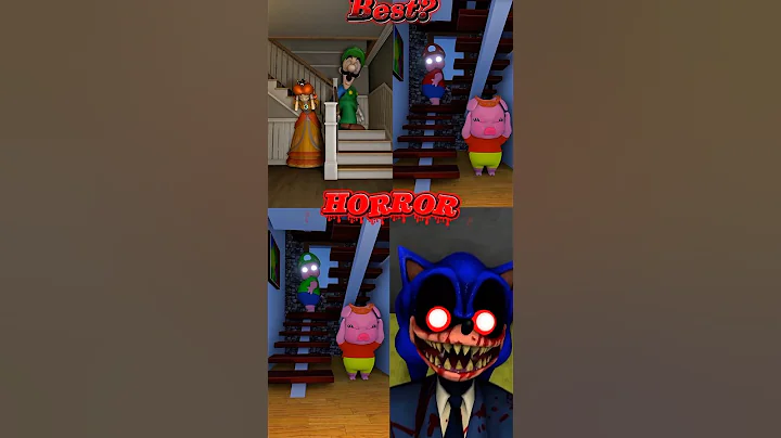 Mario Monster in Daisy House|Horror animation meme#mario #shorts #memes #sonic #supermario #horror