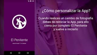 El Penitente - Tutorial: ¿Cómo personalizar la App? screenshot 4