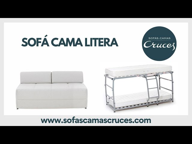 Sofá Cama Litera Con Dos Camas De 80 ó 90 Sofas Cama Cruces