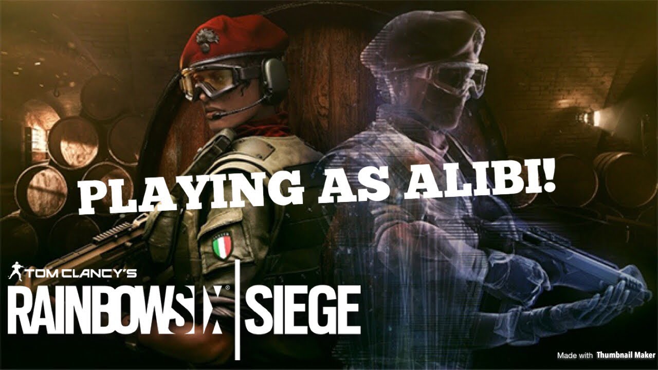 PLAYING WITH THE NEW OPERATER ALIBI!! Rainbow Six Siege Operation Para ...