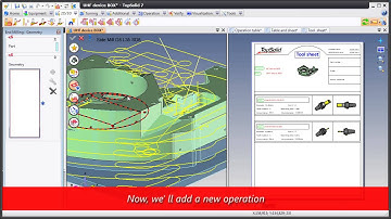 #6 TopSolid 7 Edit Tools data sheets for shopfloor
