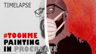 Virus Toonme Challenge | Time Lapse Painting in Procreate