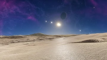 Giant Asteroid & Eclipse: Space Engine #7