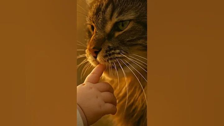 Video 11396791: gentle giant maine coon, maine coon meets, cat