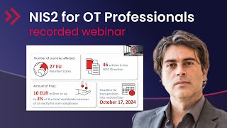 The NIS2 Directive: A Guide for OT Professionals | Recorded Webinar