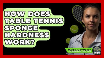 How Does Table Tennis Sponge Hardness Work? - The Racket Xpert