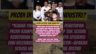 #hotnews #pendidikan #kampus #kebijakan #anakmuda #prodi #industri #diskusi #fyp #shorts #viral