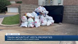 Woodland Manor neighbors say dumpsters are gone, trash is mounting