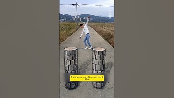 Vẽ tranh 3d trên đường và cái kết #trangreviewmotchut #shorts