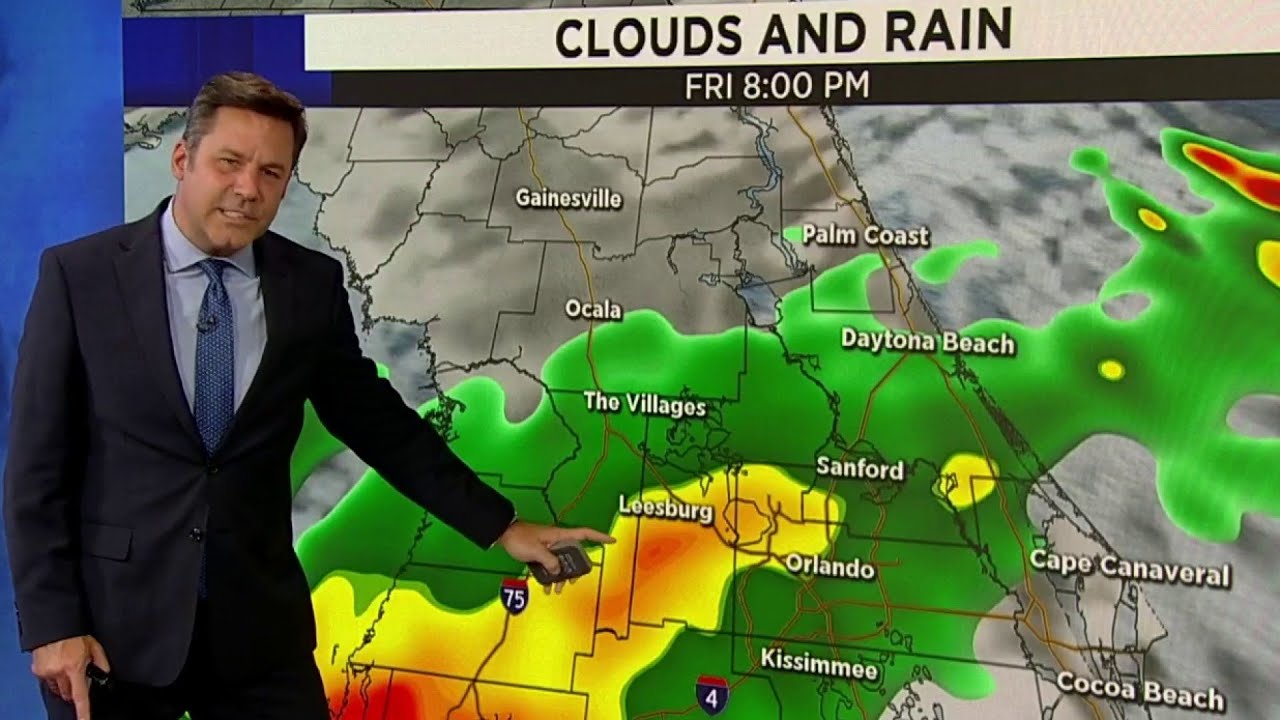 Looking ahead to more rain Friday in Central Florida - YouTube