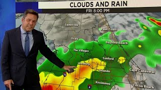 Looking ahead to more rain Friday in Central Florida