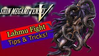Shin Megami Tensei V Lahmu Boss Fight First Fight Tips & Tricks