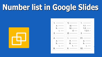 How to add Number list in Google Slides Presentation
