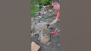 Split wood with the 26 inch Milwaukee Splitting Axe