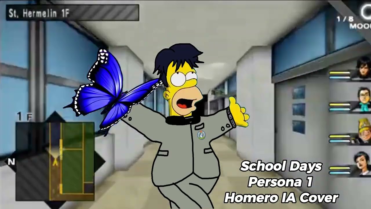 School Days - Homero IA Cover | Persona 1