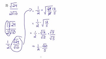 Simplifying Radicals in Fractions-Square Root-No Variables-MEDIUM