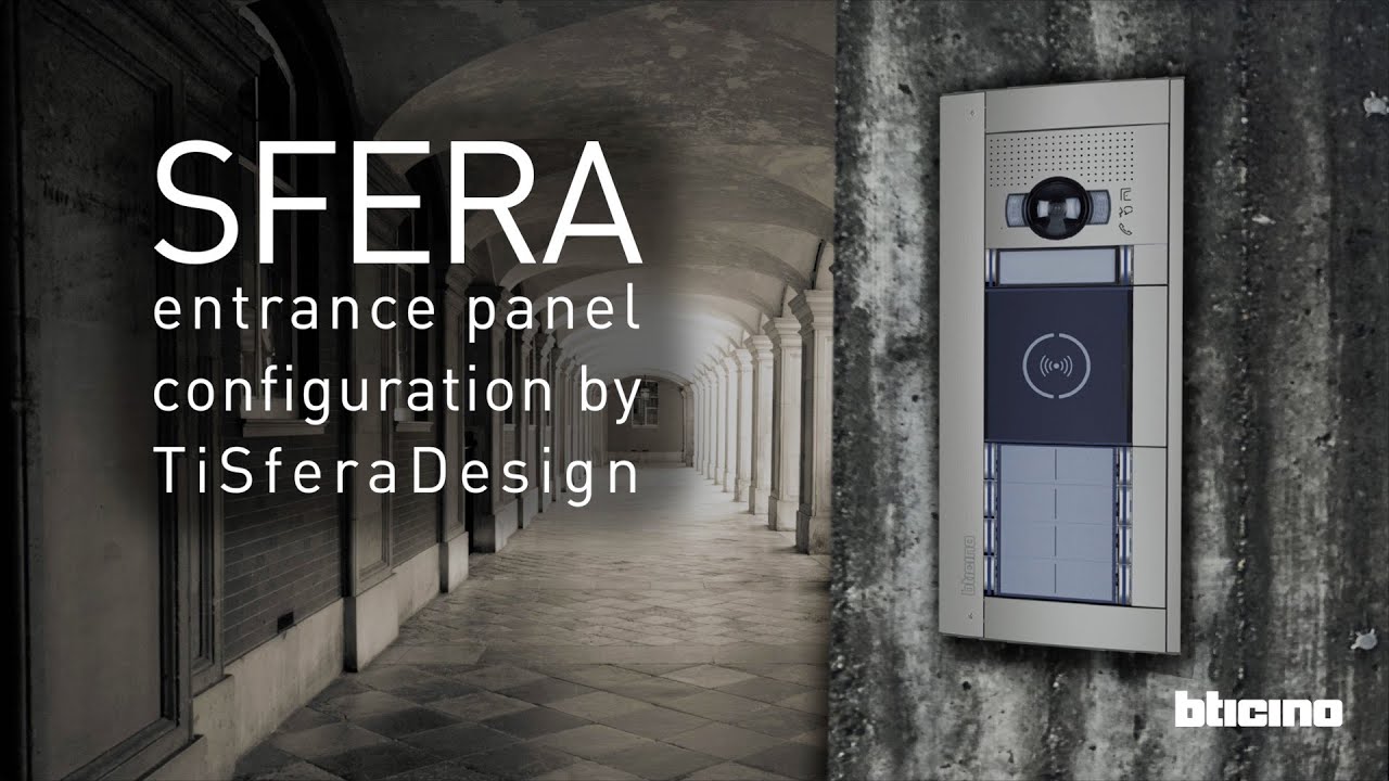 How to configure the SFERA entrance panel with push buttons and ...