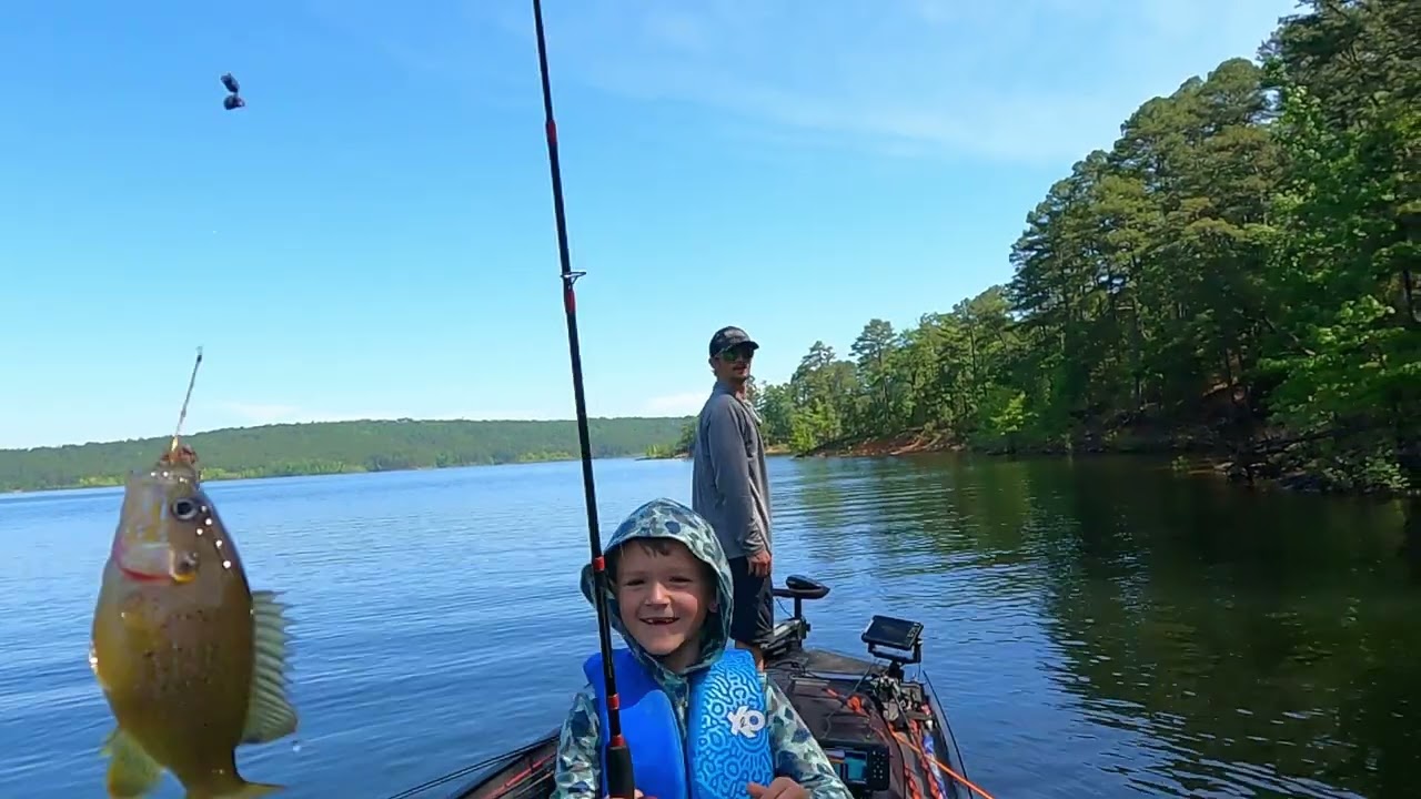 Post Spawn Bass Fishing at Lake Ouachita | Father/Son Fishing Vlog
